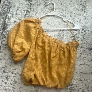 ASTR the Label one shoulder top